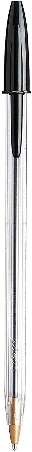 BIC Cristal Xtra Smooth Ballpoint Pen, Medium Point (1.0mm), Black, For Everyday Writing Activities, 10-Count