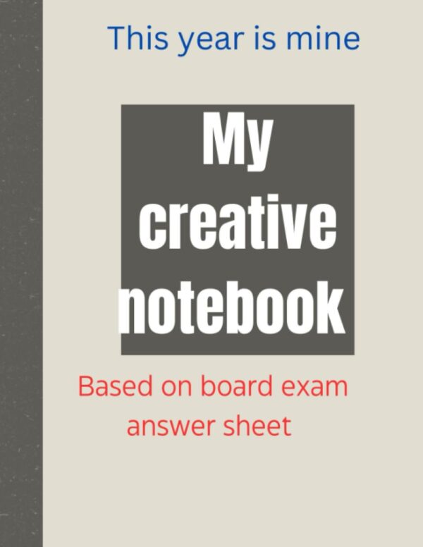 Answer writing book based on board exam: For all govt exams