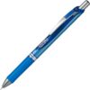 Pentel EnerGel RTX Retractable Liquid Gel Pen, (0.5mm), Fine Line, Needle Tip, Blue Ink, Pack of 3 (BLN75BP3C)