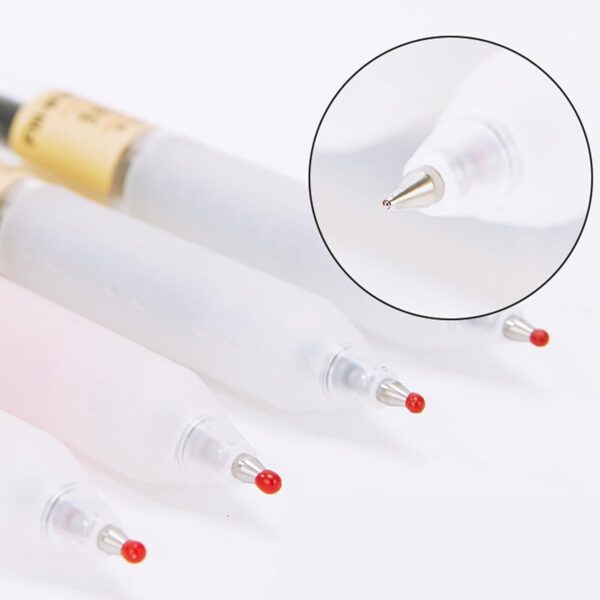 12 Pcs, Gel Pens 0.5mm, Retractable Pens, Black Pens 0.5 Fine Point, Style of Japanese Gel Pen, Retractable Gel Pens for Asian Korean Japan Office School Supplies