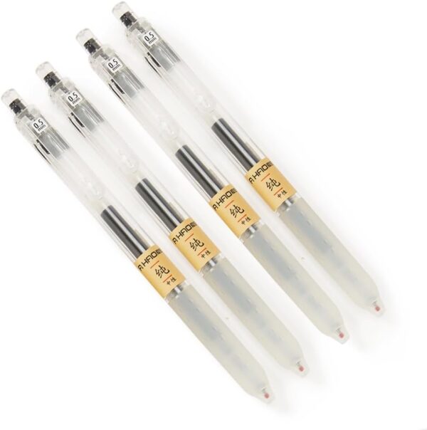 51v0A2YUGxL._AC_SL1050_.jpg czxwyst X97 Retractable Gel Ink Pens 0.5mm Fine Point (Black Color 12-Pack)