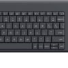 Logitech K400 Plus Wireless Touch TV Keyboard With Easy Media Logitech K400 Plus Wireless Touch TV Keyboard With Easy Media Control and Built-in Touchpad, HTPC Keyboard for PC-connected TV, Windows, Android, ChromeOS, Laptop, Tablet - Black