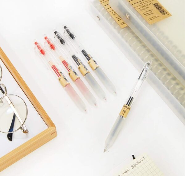 61-ZHxcFxlL._AC_SL1050_.jpg czxwyst X97 Retractable Gel Ink Pens 0.5mm Fine Point (Black Color 12-Pack)