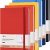 SUIN Hardcover-Journal-Notebooks, 6 Packs A5 Lined Journals Notebook for Writing 200 Pages, 8.2 x 5.5 inch, 6 Colors Classic Ruled Notebooks for Work/Travel/College