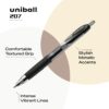 61IhFEvnTOL._AC_SL1500_.jpg uni-ball 207 Retractable Gel Pens Bold Point, 1mm, Black, 12 Pack