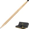 Cross Classic Century Refillable Ballpoint Pen, Limited-Edition 23KT Gold Plated luxury Ballpen, Presented in a Luxury Gift Box - Medium Point, Black Ink, Gold