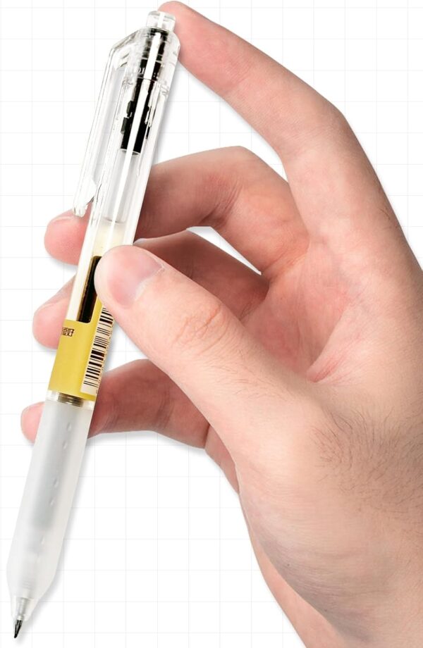 12 Pcs, Gel Pens 0.5mm, Retractable Pens, Black Pens 0.5 Fine Point, Style of Japanese Gel Pen, Retractable Gel Pens for Asian Korean Japan Office School Supplies