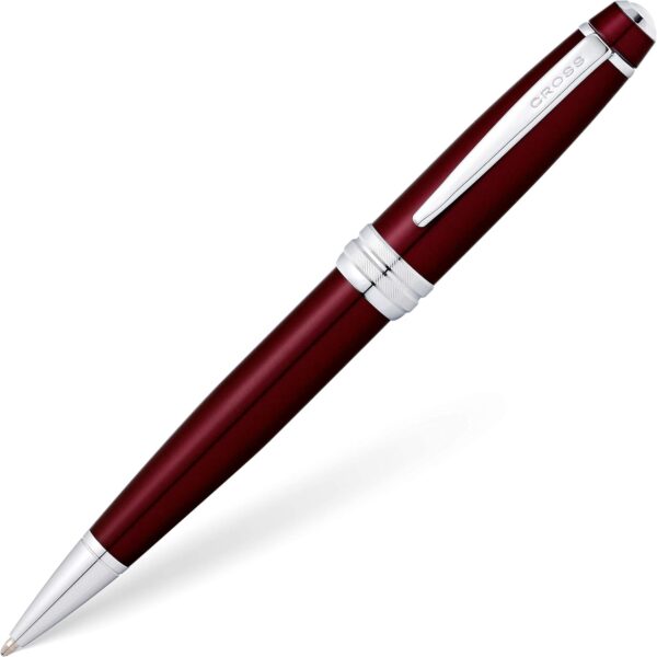 61SU60eEDyS._AC_SL1500_.jpg Cross Bailey Refillable Ballpoint Pen Presented in a Premium Gift Box - Medium Point, Black Ink, Red