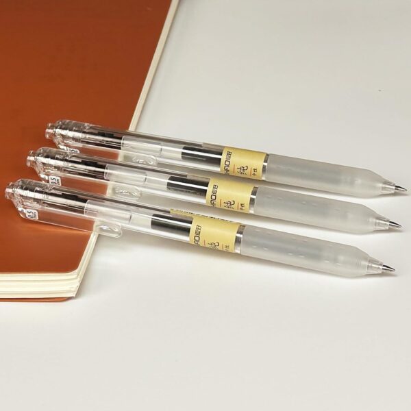 12 Pcs, Gel Pens 0.5mm, Retractable Pens, Black Pens 0.5 Fine Point, Style of Japanese Gel Pen, Retractable Gel Pens for Asian Korean Japan Office School Supplies