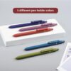 61kDEHHiyTL._AC_SL1500_.jpg Gel Pens, 5 Pcs 0.5mm Black Ink Pens Fine Point Smooth Writing Pens with Silicone Grip, High-End Series Metal Clip Retractable Pens for Journaling Note Taking (Vintage)