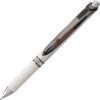 Pentel EnerGel Pearl RTX Retractable Liquid Gel Pen, (0.7mm), Medium Line, Needle Tip, Black Ink, Pack of 2 (BLN77WBP2A)