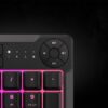 Corsair K55 CORE RGB Membrane Wired Gaming Keyboard – Quiet, Responsive Switches – Spill Resistance – Ten-Zone RGB – Media Keys – iCUE Compatible – QWERTY NA – PC, Mac – Black