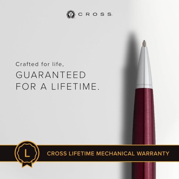 713yvYgRhL._AC_SL1500_.jpg Cross Bailey Refillable Ballpoint Pen Presented in a Premium Gift Box - Medium Point, Black Ink, Red