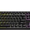 Corsair K55 CORE RGB Membrane Wired Gaming Keyboard – Quiet, Responsive Switches – Spill Resistance – Ten-Zone RGB – Media Keys – iCUE Compatible – QWERTY NA – PC, Mac – Black