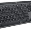 Logitech MX Keys S Wireless Keyboard, Low Profile, Fluid Precise Quiet Typing, Programmable Keys, Backlighting, Bluetooth, USB C Rechargeable, for Windows PC, Linux, Chrome, Mac - Graphite