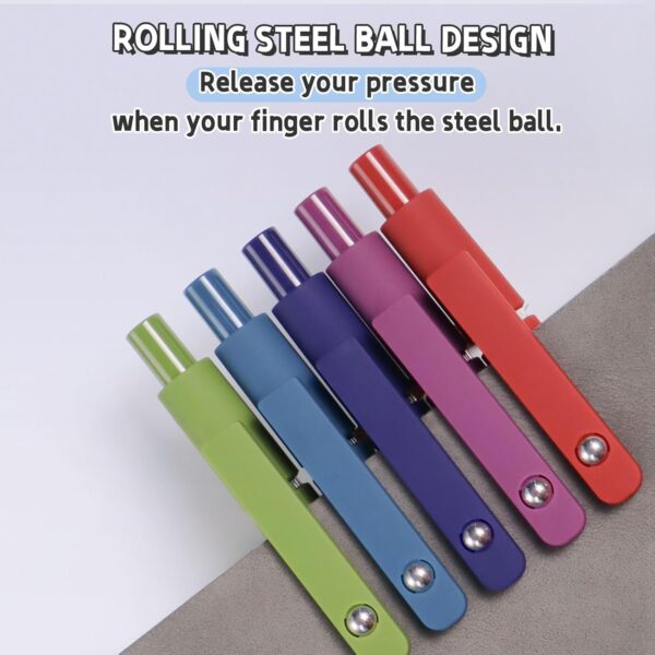 71Kq0S4kINL._AC_SL1500_.jpg Gel Pens, 5 Pcs 0.5mm Black Ink Pens Fine Point Smooth Writing Pens with Silicone Grip, High-End Series Metal Clip Retractable Pens for Journaling Note Taking (Vintage)