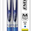 Pentel EnerGel Deluxe RTX Retractable Liquid Gel Pen, 0.7mm, Metal Pentel EnerGel Deluxe RTX Retractable Liquid Gel Pen, 0.7mm, Metal Tip, Blue Ink, 2 Pack (BL77BP2C)