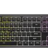 Corsair K55 CORE RGB Membrane Wired Gaming Keyboard – Quiet, Responsive Switches – Spill Resistance – Ten-Zone RGB – Media Keys – iCUE Compatible – QWERTY NA – PC, Mac – Black