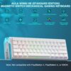 Aula WIN60 HE - 60% Mechanical Gaming Keyboard Wired, Hall Effect Magnetic Switch Hot Swappable, Adjustable Actuation RT Mode, 8000 Hz Polling Rate, RGB Keyboard 60 Percent Compact Design for PC