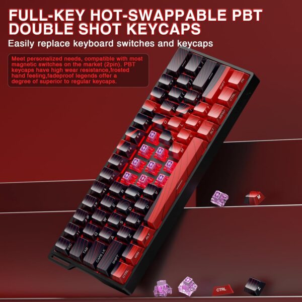 71QxY9L5UGL._AC_SL1500_.jpg AULA WIN60 HE MAX - 60% Mechanical Gaming Keyboard Wired, Hall Effect Magnetic Switches Hot Swappable, Adjustable Actuation Rapid Trigger Mode, 8000 Hz Polling Rate, 60 Percent Keyboard Compact Design