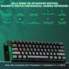 Aula WIN60 HE - 60% Mechanical Gaming Keyboard Wired, Magnetic Switch Hot Swappable, Adjustable Actuation Rapid Trigger Mode, 8000 Hz Polling Rate, RGB Small Keyboard 60 Percent Compact Design for PC