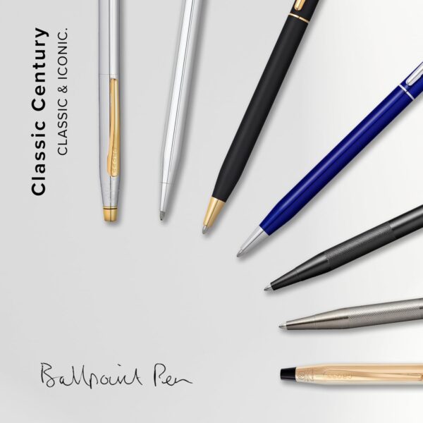 Cross Classic Century Refillable Ballpoint Pen Presented in a Luxury Gift Box - Medium Point, Black Ink, Medalist