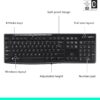 71YQNp0aReL._AC_SL1500_.jpg Logitech K270 Wireless Keyboard for Windows, 2.4 GHz Wireless, Full-Size, Number Pad, 8 Multimedia Keys, 2-Year Battery Life, Compatible with PC, Laptop, Black