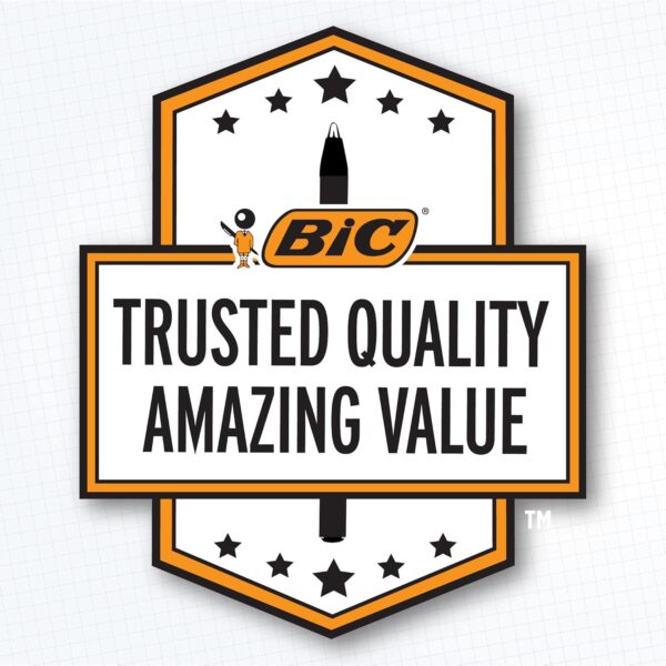 BIC Cristal Xtra Smooth Ballpoint Pen, Medium Point (1.0mm), Black, For Everyday Writing Activities, 10-Count