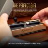 71c2msXAhOL._AC_SL1500_.jpg Scriveiner Black Lacquer Rollerball Pen - Stunning Luxury Pen, Real Gold Plating, Schmidt Ink Refill, Best Roller Ball Gift Set for Men & Women, Professional, Executive Office, Nice Pens