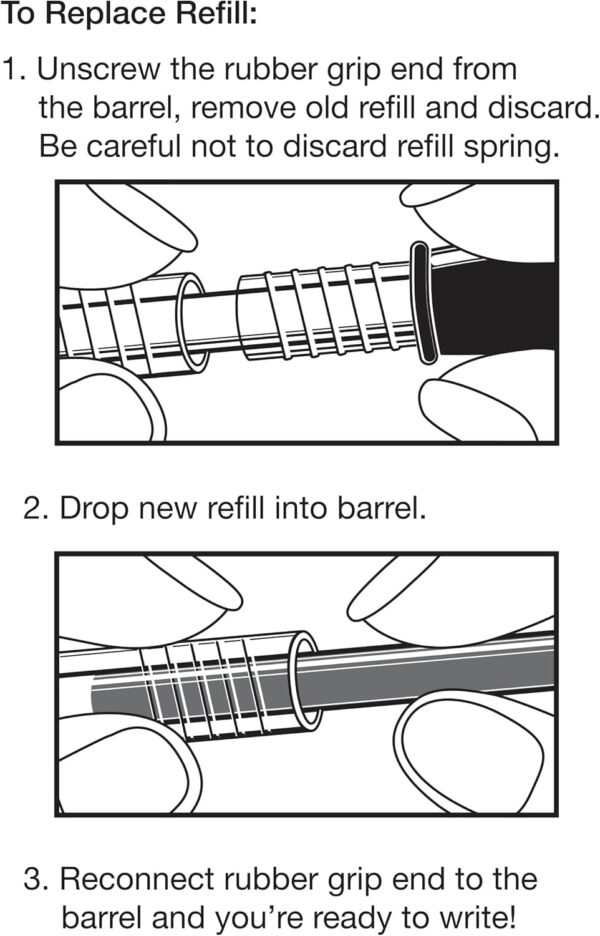 Pilot G2 Premium Gel Pens, Black Pens, Bold Point 1 mm, 2 Black