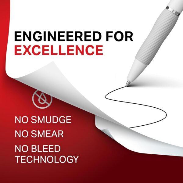 71rOX3XhjFL._AC_SL1500_.jpg Sharpie S-Gel Gel Pens, Pearl White Body, Black Ink, Medium Point (0.7mm), 12 Count - For Journaling, Writing, Note-Taking, School, Office Supplies