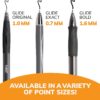 71taf3RcOOL._AC_SL1500_.jpg BIC Glide Black Retractable Ballpoint Pens, Medium Point (1.0mm), 4-Count Pack, Ultra Smooth Writing Black Pens