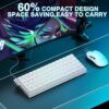Aula WIN60 HE - 60% Mechanical Gaming Keyboard Wired, Hall Effect Magnetic Switch Hot Swappable, Adjustable Actuation RT Mode, 8000 Hz Polling Rate, RGB Keyboard 60 Percent Compact Design for PC