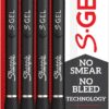 Sharpie S-Gel Gel Pens Ultra Fine Point (0.38mm) Black 4 Sharpie S-Gel Gel Pens Ultra Fine Point (0.38mm) Black 4 Count