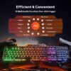 71zySjXVA3L._AC_SL1500_.jpg Redragon K521 Upgrade Rainbow LED Gaming Keyboard, 104 Keys Wired Mechanical Feeling Keyboard with Multimedia Keys, One-Touch Backlit, Anti-Ghosting, Compatible with PC, Mac, PS4/5, Xbox