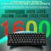 Aula WIN60 HE - 60% Mechanical Gaming Keyboard Wired, Magnetic Switch Hot Swappable, Adjustable Actuation Rapid Trigger Mode, 8000 Hz Polling Rate, RGB Small Keyboard 60 Percent Compact Design for PC