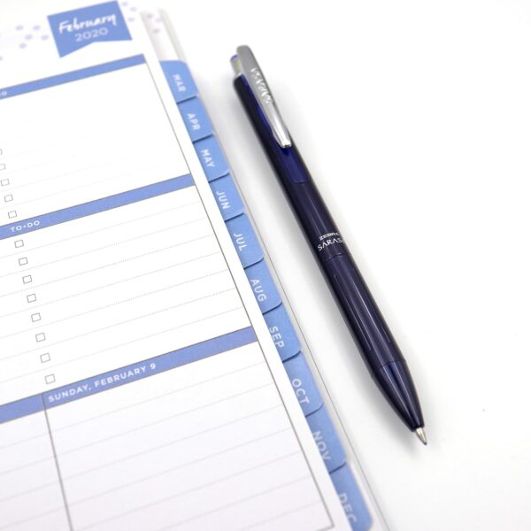 Zebra Pen Sarasa Grand, Retractable Gel Ink Pen, Navy Barrel, Medium Point, 0.7mm, Black Ink, 1-Pack (45211)