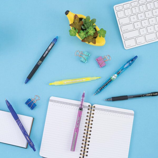 81NMK9xQ03L._AC_SL1500_.jpg Pilot G2 Premium Gel Roller Pens, Extra Fine Point 0.5 mm, Gel Pens Black, Pack of 5 - Ideal for School, Journaling & Office Writing