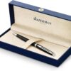 Waterman Hémisphère Ballpoint Pen Matt Black with Palladium Trim Medium Waterman Hémisphère Ballpoint Pen Matt Black with Palladium Trim Medium Tip Blue Ink Gift Box - Gift Packaging May Vary