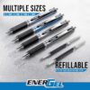 Pentel EnerGel RTX Liquid Gel Pens, Medium (0.7mm), Navy Blue Ink, 4-pk (BL77PF4CA)