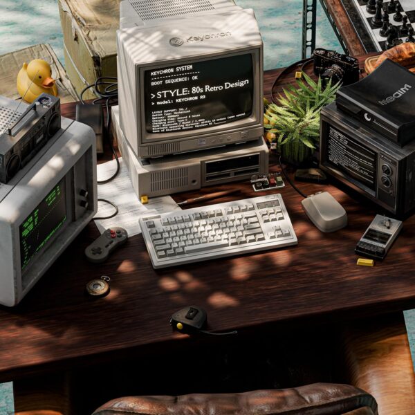 1769084386_91ggB7C5ciL._AC_SL1500_.jpg Keychron R3 Retro Wireless Mechanical Keyboard, 80% TKL Hot Swappable RGB Tactile Super Banana Switch, QMK Tri-Mode(2.4 GHz/Bluetooth/Wired), Compatible with Mac PC Linux