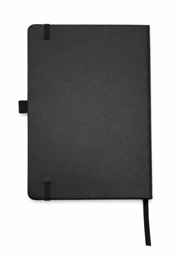 Premium Eco-Leather Notebook, 200 Pages, Reduced Glare Ivory Paper, Comfort Ruled (8mm), 5.7 in x 8.3 in - Hardcover Journal for Work, Study & Everyday Notes, FSC Certified