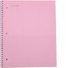 Mintra Office Durable Spiral Notebooks, 1 Subject, (Spring Pink, Sun Yellow, Arctic Ice, Wide Ruled 3pk)