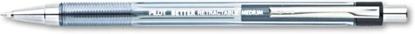 PILOT The Better Ball Point Pen Refillable & Retractable Ballpoint Pens, Medium Point, Black Ink, 12-Pack (30005)