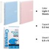 Kokuyo Campus Smart Ring Binders 3 Pack, B5 Notebook Binder +100 Sheet 6mm Dot Ruled Refiller Paper, 25 Sheet Capacity, 26 Rings, Light Color, Perfect for Work, Study & Journal, Japan Import