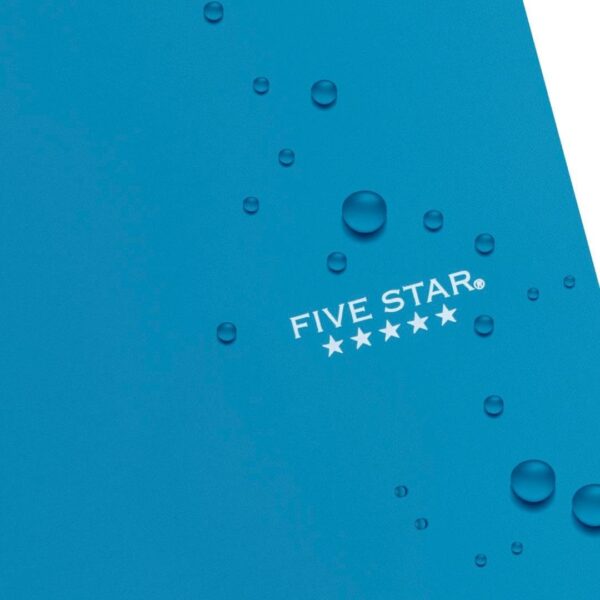 51UQ-21-SKL._AC_SL1080_.jpg Five Star Spiral Notebook + Study App, 1 Subject, Wide Ruled Paper, 8" x 10-1/2", 100 Sheets, Fights Ink Bleed, Water Resistant Cover, Tidewater Blue (72875)