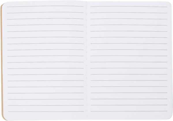 Paper Junkie Notebook Pack - A6 (4 x 6 In), Kraft Paper, 12-Pack, Lined Pages - Journaling Notebooks for Travel Journal, Work & School