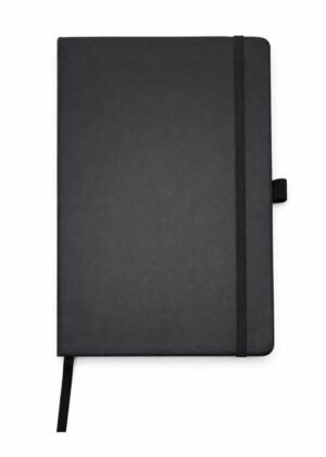 Premium Eco-Leather Notebook, 200 Pages, Reduced Glare Ivory Paper, Comfort Ruled (8mm), 5.7 in x 8.3 in - Hardcover Journal for Work, Study & Everyday Notes, FSC Certified