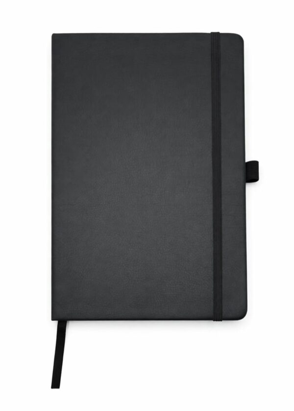 Premium Eco-Leather Notebook, 200 Pages, Reduced Glare Ivory Paper, Comfort Ruled (8mm), 5.7 in x 8.3 in - Hardcover Journal for Work, Study & Everyday Notes, FSC Certified