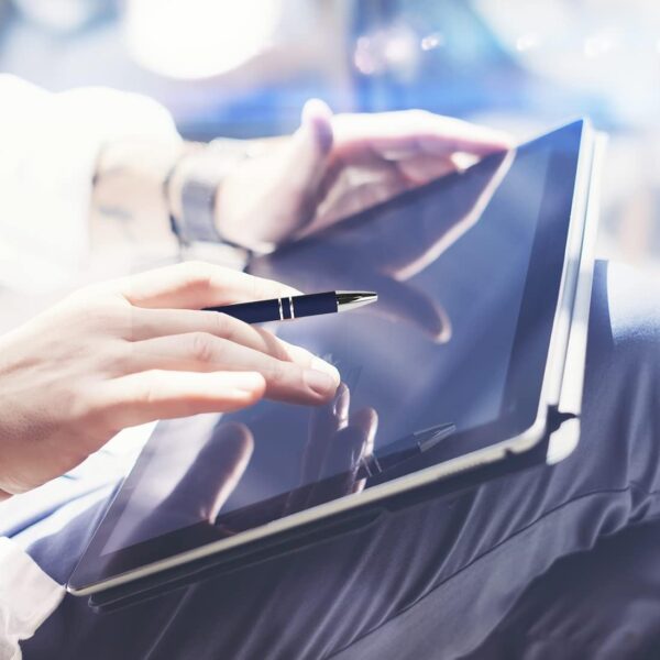 Oddmoal Ballpoint Pen with Stylus Tip, Soft Touch Click Metal Pen, 1.0mm Medium Point, Black Ink, 12 Count(Mixed Color)